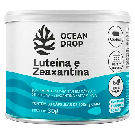Luteína e Zeaxantina Ocean Drop 60 Cápsulas