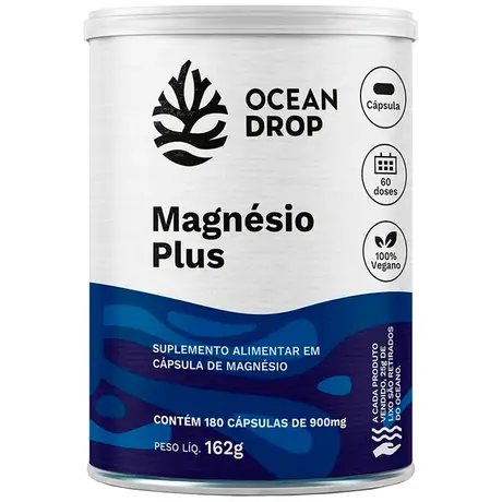 Magnésio Plus Ocean Drop 180 Cápsulas