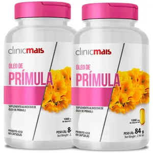 Kit 2 Óleo de Prímula Clinicmais 60 Cápsulas