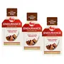 Kit 3 Endurance Caffeine Gel Vitafor Sachê 30g Sabor Chocolate Belga
