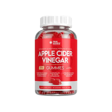 Vinagre de Maçã True Source 30 Gomas Sabor Maçã Verde