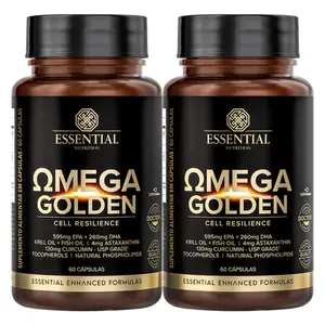 Kit 2 Ômega Golden Essential Nutrition 60 Cápsulas