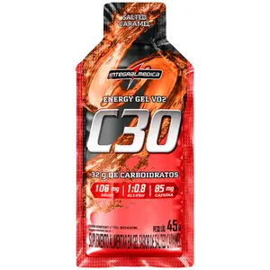 Energy Gel Vo2 C30 com Cafeína Integralmedica Sachê 45g Salted Caramel