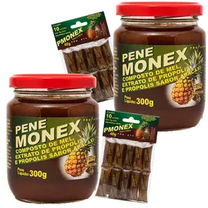 Kit 2 Pene Monex Composto de Mel e Extrato de Própolis Pronatu 300g Ganhe Brinde