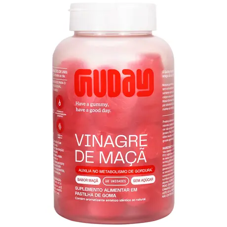 Vinagre de Maçã Guday 60 Gomas Sabor Maçã