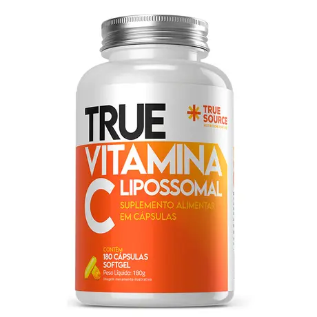 True Vitamina C Lipossomal True Source 180 Cápsulas