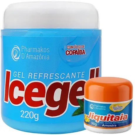 Icegell Gel Refrescante Pharmakos 220g Ganhe Brinde
