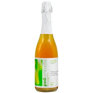 Espumante de Kombucha Pod 750ml Limão Siciliano
