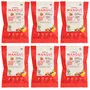 Kit 6 Paçoca com Chocolate 70% Cacau com Laranja e Nozes Manduí 30g