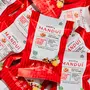 Kit 12 Paçoca com Chocolate 70% Cacau com Laranja e Nozes Manduí 30g