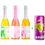 Kit 3 Espumante de Kombucha Pod 750ml Cereja, Limão e Uva Branca Ganhe Brinde