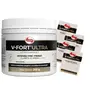 V Fort Ultra Pré Treino Sabor Limão Vitafor 240g Ganhe Brinde