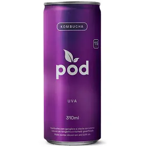 Kombucha Pod Sabor Uva 310ml