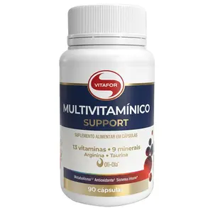 Multivitamínico Support Vitafor 90 Cápsulas