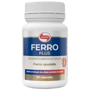 Ferro Plus Vitafor 30 Cápsulas