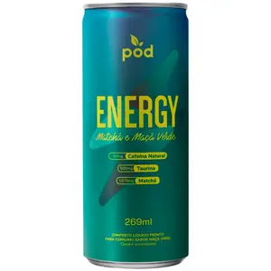 Bebiba Energy Pod Matchá e Maçã Verde 269ml