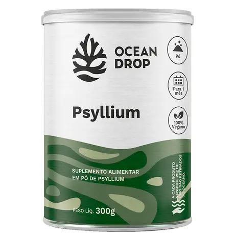 Psyllium em Pó Ocean Drop 300g