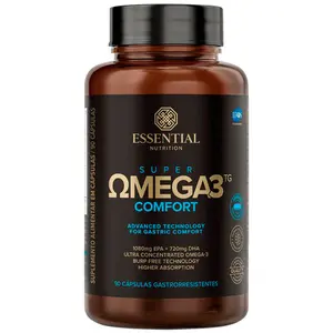 Super Ômega 3 TG Comfort Essential Nutrition 90 Cápsulas Gastrorresistentes