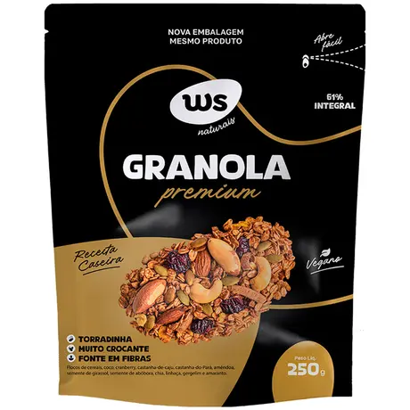 Granola Premium Ws Naturais 250g