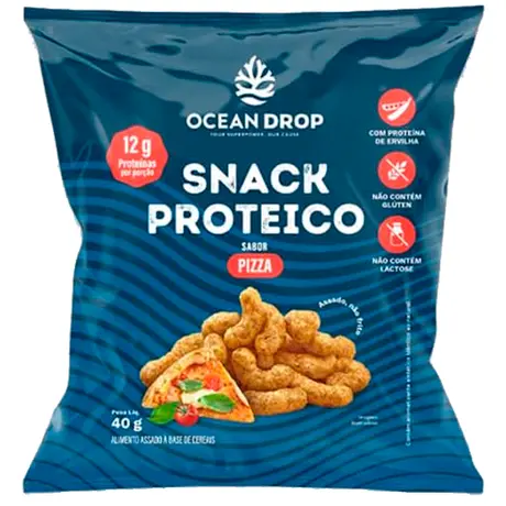 Snack Proteico Ocean Drop Sabor Pizza 40g