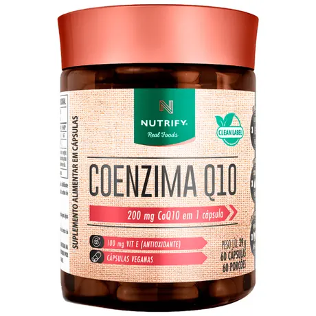 CoQ10 Nutrify 200mg 60 Cápsulas