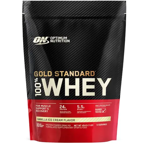Gold Standard 100% Whey Protein Optimum Nutrition 454g Baunilha