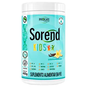 Sorend Kids Pholias 450g Sabor Baunilha