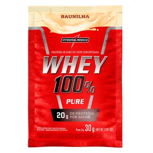 Whey 100% Pure Integralmedica 30g Sabor Baunilha