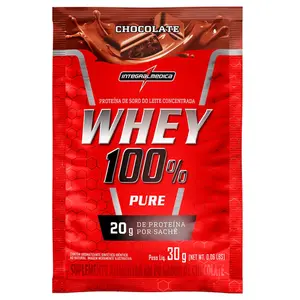 Whey 100% Pure Integralmedica 30g Sabor Chocolate