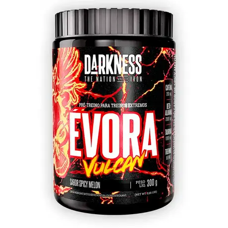 Évora Vulcan Darkness Integralmedica 300g Sabor Spicy Melon
