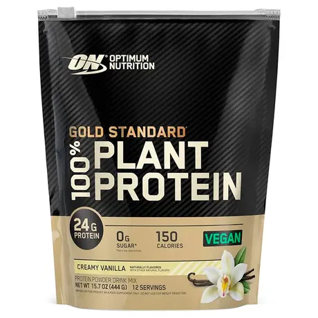 Gold Standard 100% Plant Protein Optimum Nutrition 444g Baunilha