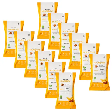 Kit 12 Paçoca Banoffe Manduí 30g