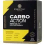Kit 10 Carbo Action Energy Gel com Cafeína Essential Nutrition Sachê 50g Sabor Frutas Tropicais