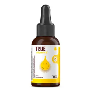 Vitamina D Líquida True 30mL Sabor Framboesa