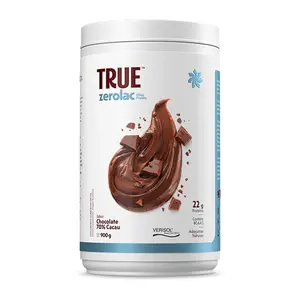 True Whey Protein Zero Lactose 900g Chocolate 70% Cacau