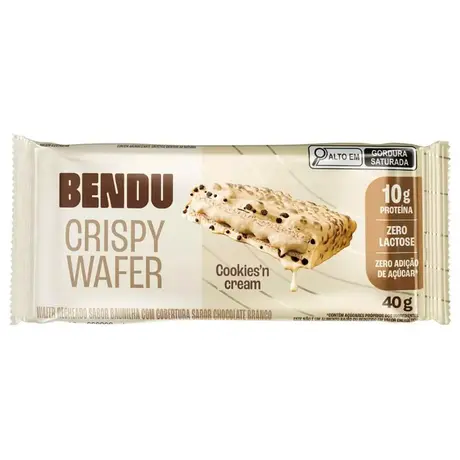 Crispy Wafer Bendu 40g Sabor Cookies'n Cream
