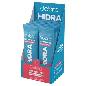 Hidra Eletrólitos Dobro 10 Sachê de 7g Sabor Frutas Vermelhas