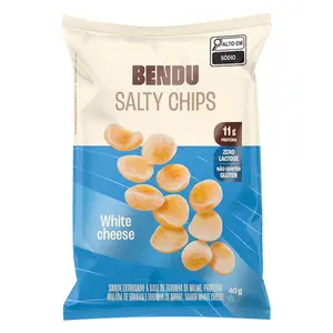 Salty Chips Bendu 40g Sabor White Cheese