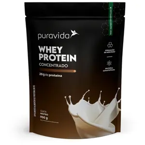 Whey Protein Concentrado Puravida 900g Neutro