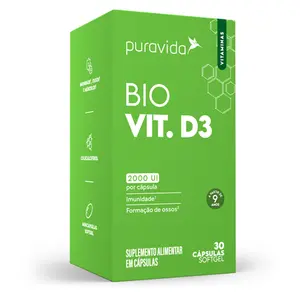 Bio Vit D3 2000UI Puravida 30 Cápsulas