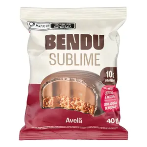 Alfajor Sublime Bendu Avelã com cobertura Sabor Chocolate 40g