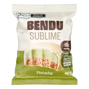 Alfajor Sublime Bendu Pistache com cobertura Sabor Chocolate Branco 40g