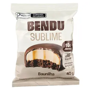 Alfajor Sublime Bendu Baunilha com cobertura Sabor Chocolate 40g