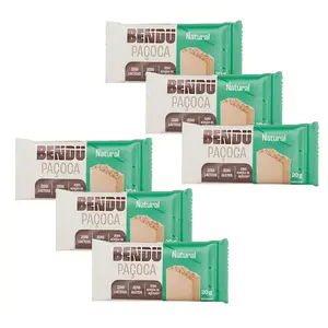 Kit 6 Paçoca Bendu Natural 20g