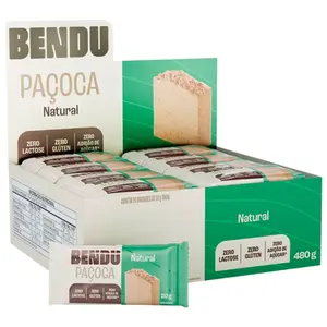 Kit 24 Paçoca Bendu Natural 20g