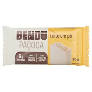 Paçoca Bendu Sabor Leite em Pó 20g