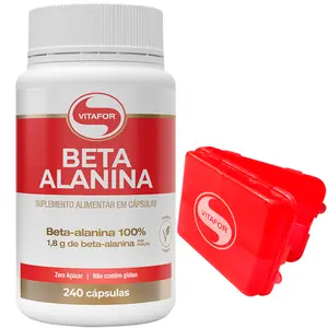 Beta Alanina Vitafor 240 Cápsulas Ganhe Brinde