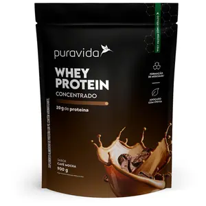 Whey Protein Concentrado Puravida 900g Café Mocha