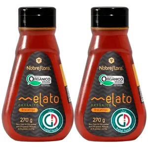 Kit 2 Melato de Bracatinga Orgânico NobreFlora Breyer Bisnaga 270g