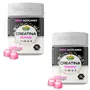 Kit 2 Creatina Gummy Sunflower 60 Gomas Bubble Gum